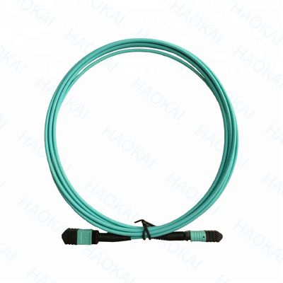 คอมแพคต์ MPO / MTP ไฟเบอร์ออปติก แพทช์คอร์ด OM3 ไฟเบอร์ออปติก แพทช์เคเบิล