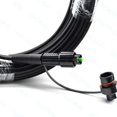 FTTA Mini Waterproof Patch Cord SC APC-SC APC ติดสายไฟเบอร์ออปติก