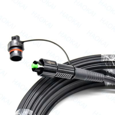 IP67 IP68 กันน้ํา Patch Cord Drop สายไฟเบอร์ออปติกส์ ด้วย SC / APC Connector