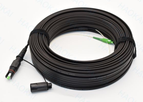 IP67 IP68 กันน้ํา Patch Cord Drop สายไฟเบอร์ออปติกส์ ด้วย SC / APC Connector