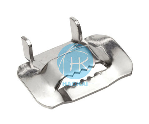 1/2" 1/4" 3/4" 5/8" สแตนเลส Buckle ฟันประเภท Banding สายเคเบิล Tie Buckle 2 นิ้ว