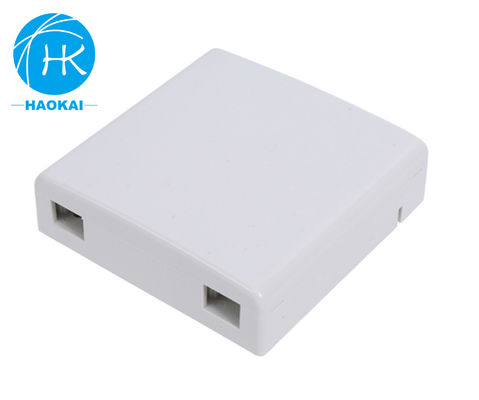 2port Indoor FTTH Faceplate Box Desktop SC LC UPC 86type มินิ ไฟเบอร์ออปติก โรเซ็ทบ๊อก