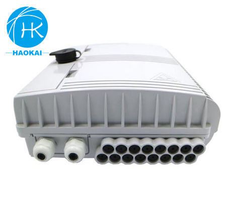 กล่องปิดไฟเบอร์ออปติกพลาสติก ABS 16 ท่า FTTH NAP CTO Box