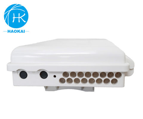 กล่องปลาย FTTH พลาสติก ABS ที่ติดขั้วกล่องแยกแสง 16core