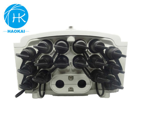 กล่องแยกไฟเบอร์ออปติกกลางแจ้งกันน้ํา 16core 16ports FTTH