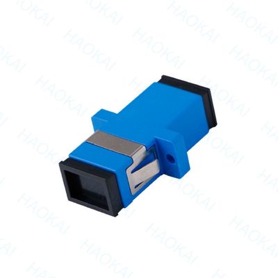 125um ไฟเบอร์เชื่อมเร็ว PVC SC UPC Adapter ความสูญเสียการใส่ต่ํา