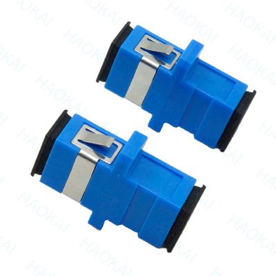 125um ไฟเบอร์เชื่อมเร็ว PVC SC UPC Adapter ความสูญเสียการใส่ต่ํา