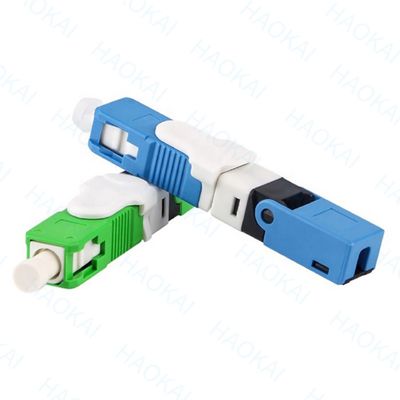 UPC สายไฟเบอร์ออปติก เครื่องเชื่อมเร็ว Mechanical SC APC Quick Connector