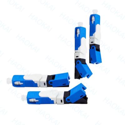 UPC สายไฟเบอร์ออปติก เครื่องเชื่อมเร็ว Mechanical SC APC Quick Connector