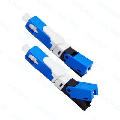 UPC สายไฟเบอร์ออปติก เครื่องเชื่อมเร็ว Mechanical SC APC Quick Connector
