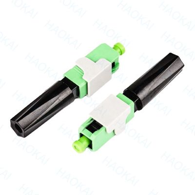 0.3db 60mm SC APC Fast Connector SM FTTH ไฟเบอร์ออปติก สายเชื่อมเร็ว