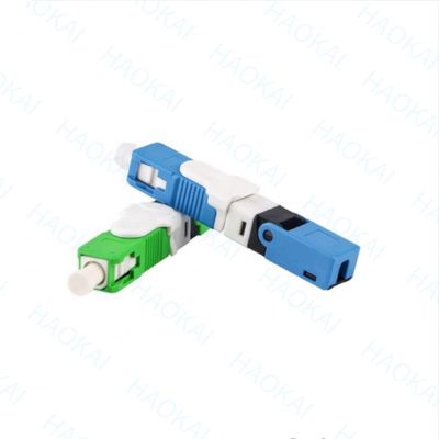 เครื่องเชื่อมต่อไฟเบอร์ด่วนแบบเดียวหรือหลายรูปแบบ SC UPC APC เครื่องเชื่อมต่อไฟเบอร์ด่วนแบบแสง