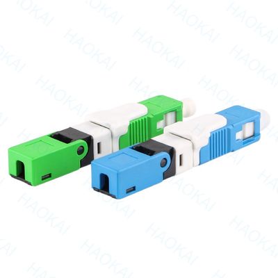 เครื่องเชื่อมต่อไฟเบอร์ด่วนแบบเดียวหรือหลายรูปแบบ SC UPC APC เครื่องเชื่อมต่อไฟเบอร์ด่วนแบบแสง