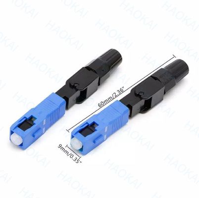 FTTH Drop Cable ไฟเบอร์ออปติกส์ Fast Connector ไฟเบอร์ SC UPC Fast Connector
