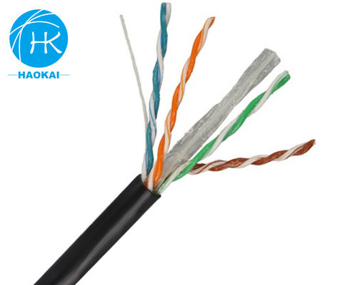 สายไฟฟ้าในห้อง FTP CAT6 LAN 23awg สายไฟฟ้าเครือข่ายทองแดง
