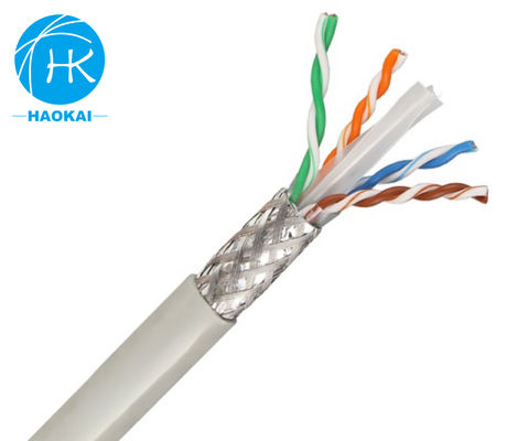 สายอินเทอร์เน็ตแบบแซ่บสองสาย SFTP CAT6 สาย 305m สาย LAN นอก