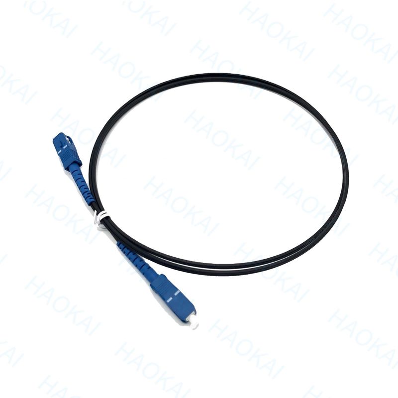 FTTH Drop Fiber Patch Cord SC APC FC ST LC สายเหล็ก FRP ระบบศูนย์ข้อมูล