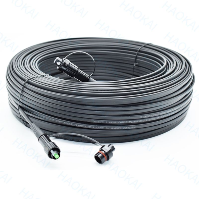 การเชื่อมต่อกันน้ําในภายนอก FTTH ไฟเบอร์ออปติก Patch Cord Mini SC APC
