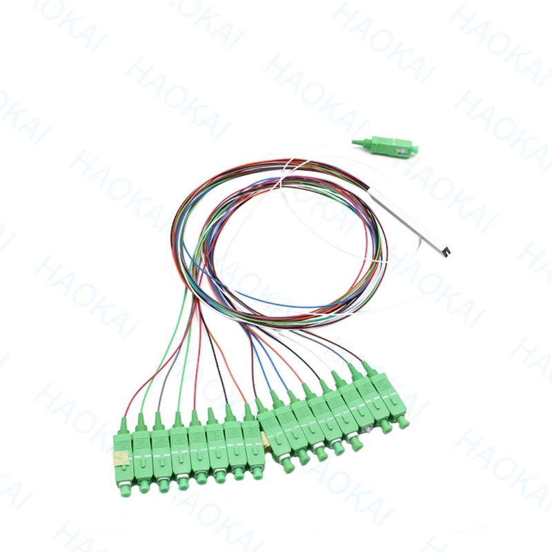 1x32 PLC ไฟเบอร์ออปติก Splitter ไฟเบอร์ออปติก Coupler Splitter กับ SC APC Connetcor