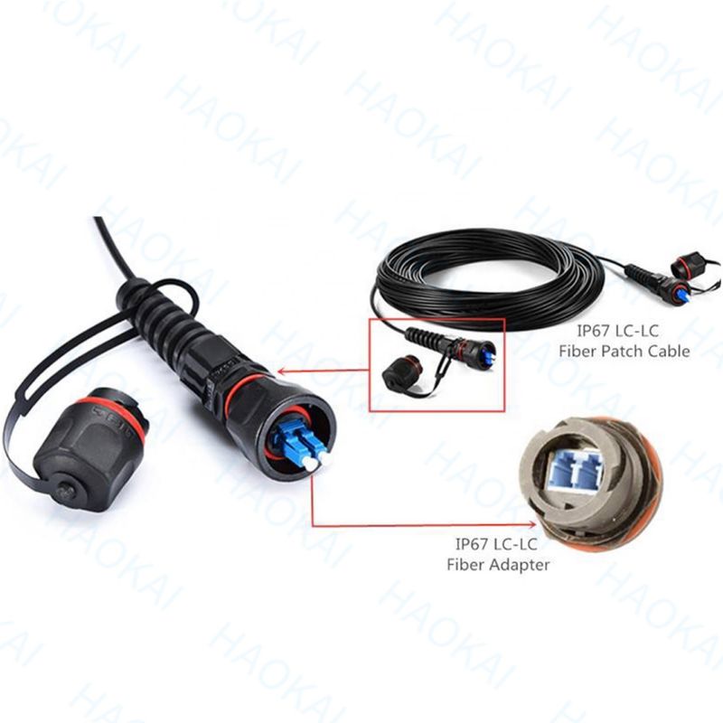 มินิ IP SC APC OptiTap LC UPC FTTH ติดต่อสายไฟฟ้า