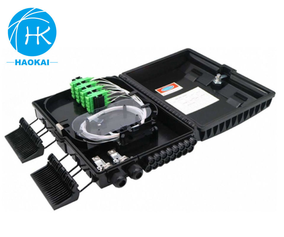 16core FTTH ไฟเบอร์ออปติก Junction Box Nap FDB Box พร้อม 1x16 PLC Splitter