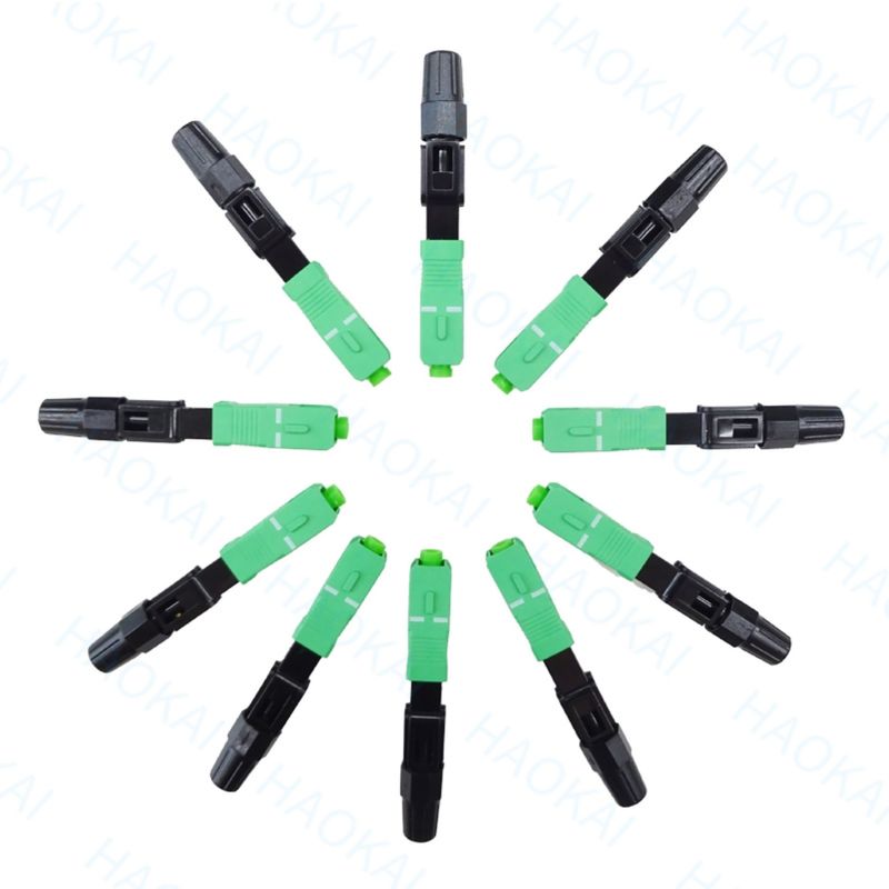 สายไฟเบอร์ออปติก ดรัปเคเบิลเชื่อมเร็ว Single Mode FTTH SC UPC เชื่อมเร็ว